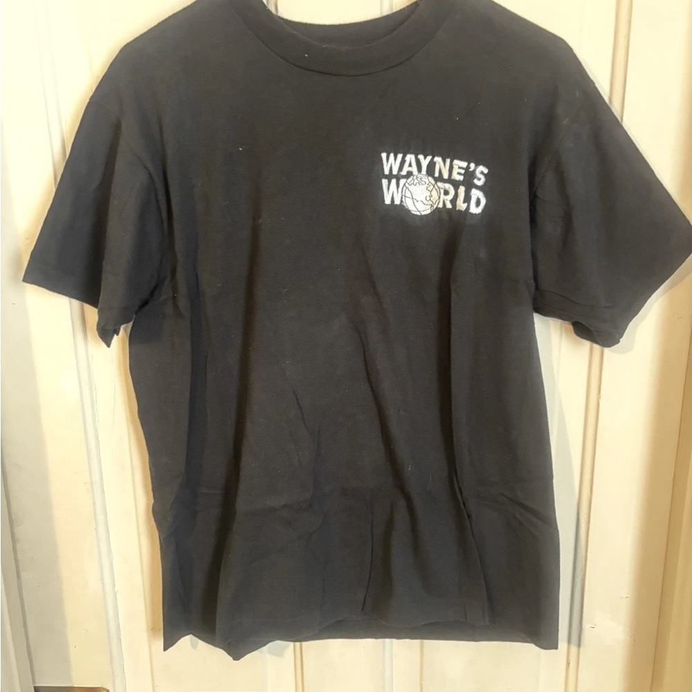 Wayne’s World Men's T-Shirt L Vintage Comedy Mike Myers 90s Movie Promo
